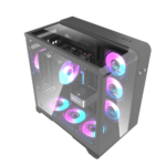 ⁦L280 ATX PC Case - Black (4 Fans Included)⁩ - الصورة ⁦2⁩